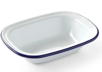 Naczynie prostokątne emaliowane 17,5x13 cm, Hendi 621202