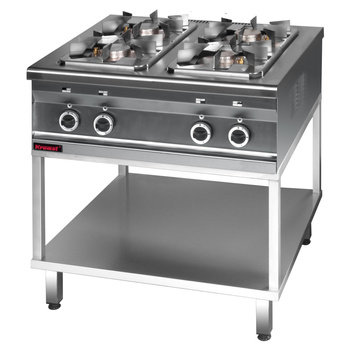 Kuchnia gazowa 4 palnikowa Kromet 000.KG-4s.T