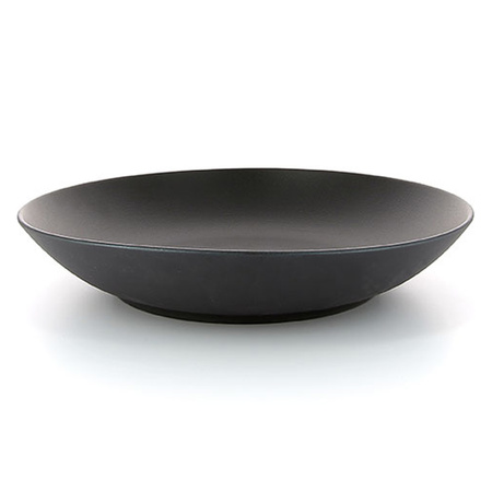 Equinoxe talerz głęboki cast iron style 27 cm czarny