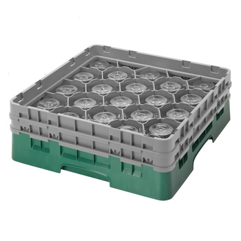 Kosz na kieliszki  sr. 9,84 cm, wys. 25,8 niebieski