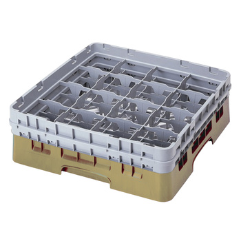 Kosz na szkło - śr. szk. 10,9, wys. 25,8 cm beżowy