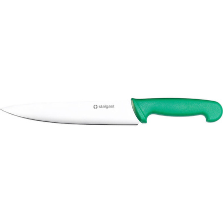 Nóż do kucharski HACCP, dł. 22 cm, zielony, Stalgast 281212