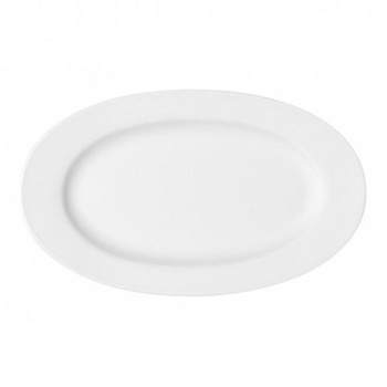 Półmisek owalny z rantem 384x216 mm biały Maitre