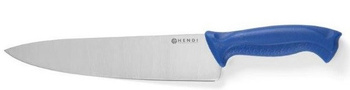 Nóż kucharski HACCP, dł. 38,5 cm, niebieski, Hendi 842744