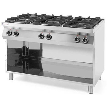 Kuchnia gazowa 6 palnikowa Hendi Kitchen Line 226 094