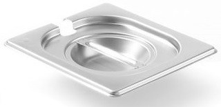 Pokrywa GN 1/6 z wycięciem na chochlę, nierdzewna Hendi Kitchen Line 806968