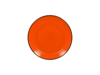 FIRE Talerz płaski, okrągly 24 cm pomarańczowy