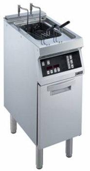 FRYTOWNICA ELEKTRYCZNA AUTOMATYCZNA 15 L NA PODSTAWIE, KOMORA "V", 10 KW, 400 MM