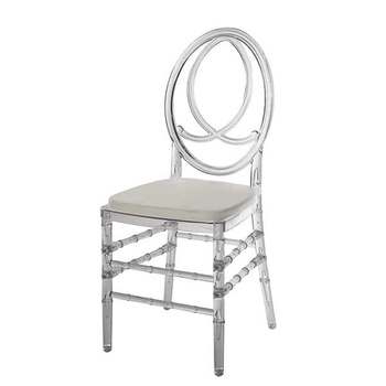 Krzesło weselne bankietowe Phoenix PP – przezroczysty