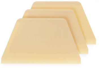 Skrobka do ciasta, z tworzywa, trapezowa, Hendi 554432 - zestaw 3 szt.