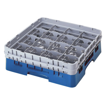 Kosz na szkło - śr. szk. 10,9, wys. 32 cm granatowy