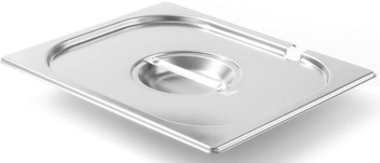 Pokrywa GN 1/2 z wycięciem na chochlę, nierdzewna Hendi Kitchen Line 806937