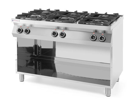 Kuchnia gazowa 6 palnikowa Hendi Kitchen Line 226 094