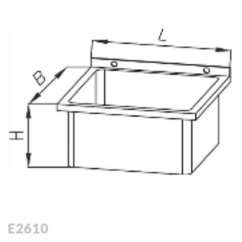 Zlewozmywak Egaz E2610 500x600 mm