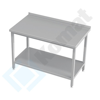 Stół przyścienny z półką 1900x600 mm KST-003