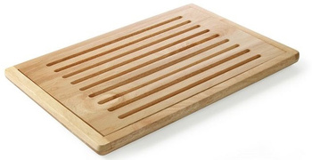 Deska do krojenia 47,5x32,2 cm, drewniana, z kratką, Hendi 505502
