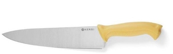 Nóż kucharski HACCP, dł. 38,5 cm,żółty, Hendi 842737