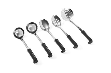 Łyżka cedzakowa, śr. 10,5  cm Hendi Kitchen Line 529041