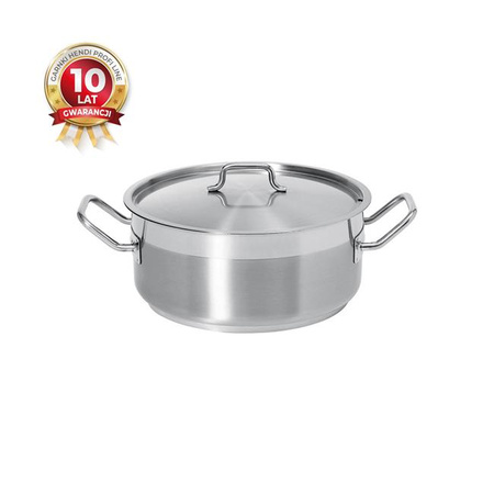 Garnek z pokrywą, poj. 1,5 l, śr. 16 cm, nierdzewny Hendi Profi Line 830000