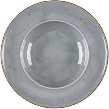 Talerz głęboki do pasty, kolor szary, Kaszub, O 240 mm