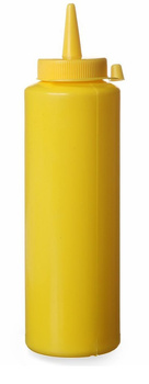 Dyspenser do sosów żółty 200 ml, Hendi 558003
