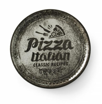 Talerz do pizzy Recipe Collection Black, HENDI, czarny, o330mm Wariant podstawowy