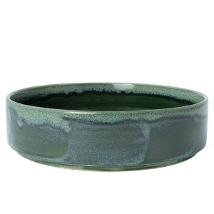 AURORA VESUVIUS BURNT EMERALD talerz z wysokim rantem sztaplowany 202 mm /12