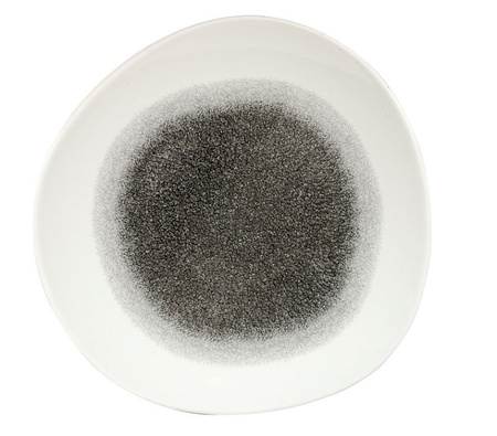 Talerz płytki organic 286 mm Raku Quartz Black