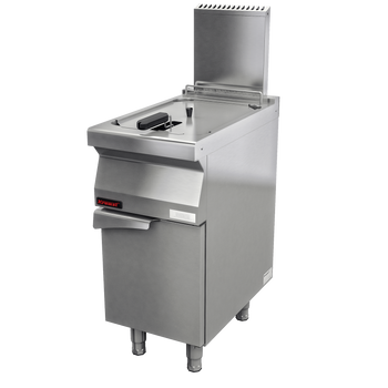 Frytkownica gazowa 1x15l na podstawie szafkowej zamkniętej 700.FG-15f | LINIA 700