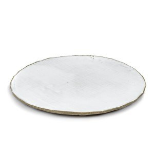 CEMENT STONE Talerz biały 280 mm