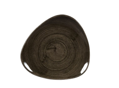 STONECAST PATINA IRON BLACK TALERZ TRÓJKĄTNY ŚR. 192 MM