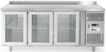 Stół chłodniczy 2-drzwiowy Hendi, poj. przeszklony, poj. 450 l