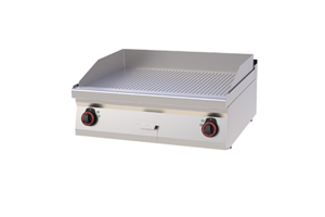 FTRC 70/08 E ﻿Płyta grillowa elektryczna ryflowana chromowana