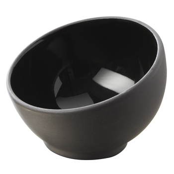 Solid miseczka asymetryncza 40 ml,  czarna