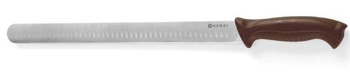 Nóż do kebaba i szynki HACCP, dł. 49 cm, brązowy, Hendi 842966