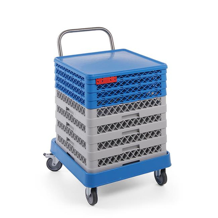 Wózek z uchwytem na kosze do zmywarek gastronomicznych Hendi