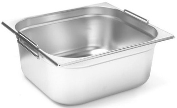 Pojemnik GN 2/3 200 z uchwytami, nierdzewny Hendi Budget Line 817254