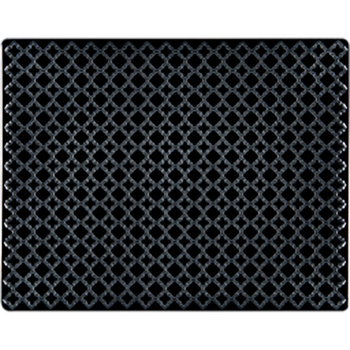 Talerz płytki, kolor czarny, Marrakesz, 310x240 mm