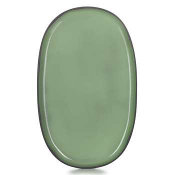 CARACTERE półmisek 35x21 cm Miętowy