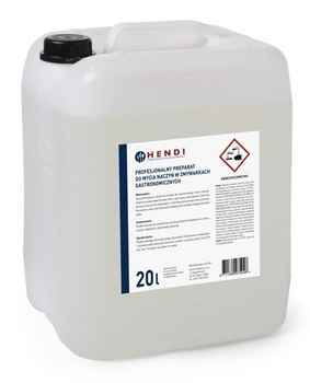 Płyn myjący do zmywarki gastronomicznej, Hendi, poj. 20 l