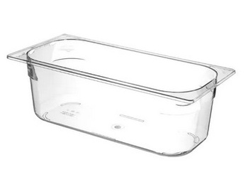 Kuweta do lodów z poliwęglanu przezroczysta poj. 5 l Hendi 807026