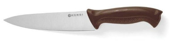 Nóż kucharski HACCP, dł. 32 cm, brązowy, Hendi 842669