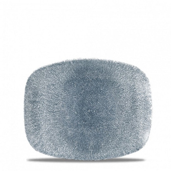 Talerz prostokątny 202 x 216 mm Raku Topaz Blue