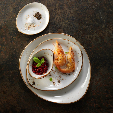 Craft white talerz owalny 250 mm