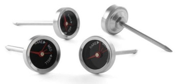 Termometr tarczowy z sondą, do steków Hendi 271339 - zestaw 4 szt.