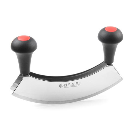 Nóż do siekania ziół z podwójnym ostrzem, walcowany, dł. 23 cm Hendi 844366