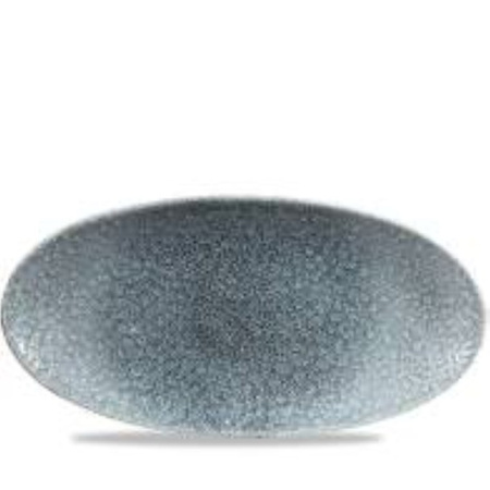 Talerz owalny 173 x 347 mm Raku Topaz Blue