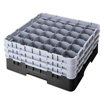 Kosz na szkło - szklanki max.śr. 7.2 cm, wys.15.2 cm czarny