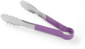Szczypce do serwowania HACCP fioletowe, dł. 25 cm Hendi 171882