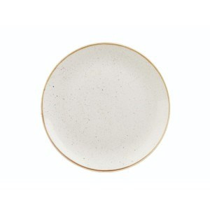 STONECAST BARLEY WHITE Talerz płytki Coupe 288 mm/12 szt
